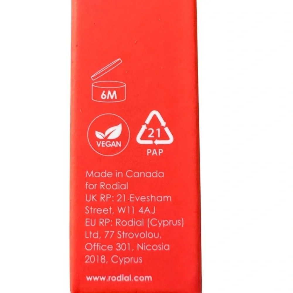 NIB DRAGON’S BLOOD EYE GEL HYALURONIC ACID ARNICA EXTRACT , BY RODIAL